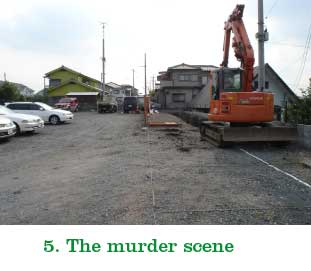 5. The murder scene